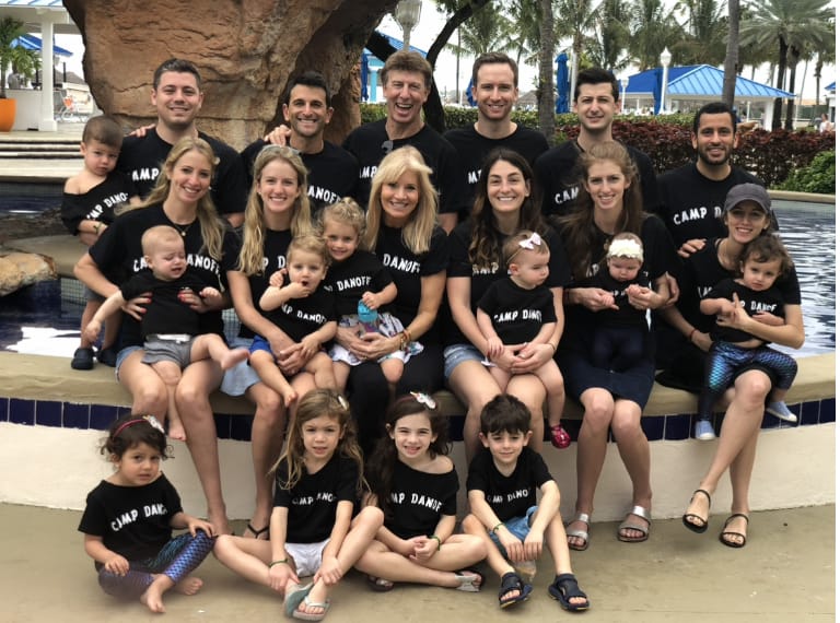 Dr. Danoff with all her kids and grandkids